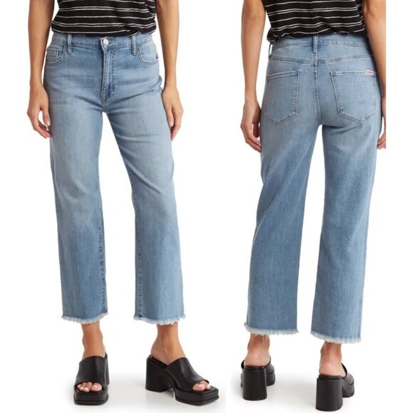Hudson Jeans NOA crop  Blue Straight Leg Denim size 26 - Picture 1 of 9